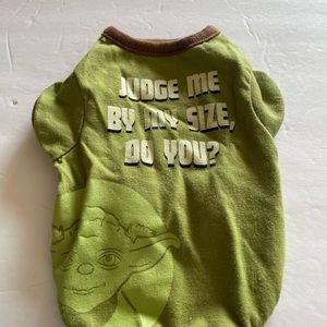 Star Wars Yoda XS dog 🐕 or cat 🐈 shirt